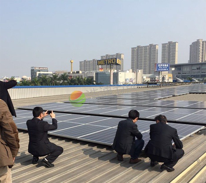 東莞市萬江麥德龍商場480KW太陽能光伏發(fā)電項目